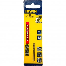 HSS DIN338 kobalt 1,5 mm valcové (2 ks)