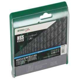 Vrták do kovu HSS sada 19 ks 1,0-10,0 mm