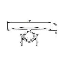 Athmer Půlkulatý práh 52 715 mm
