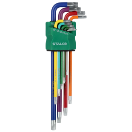 Klíč Torx Rainbow sada 9 ks T10-T50 extra dlouhé