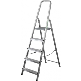 Schodíky ALU 150 kg 4 stupňov (s podestou); 3,7 kg