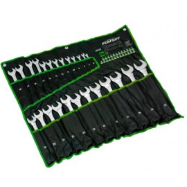 Klíč očkoplochý leštěný sada 12 ks: 6-22 mm