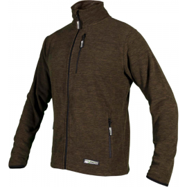 Mikina flísová pánska NAVAS M 2XL olivová melanž