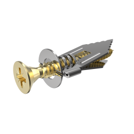 Kotva kovová do SDK, vrut 4x40 mm Pz2 (100 ks)