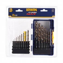 IRWIN TURBOMAX DIN 338 sada 15ks Small Tough Case
