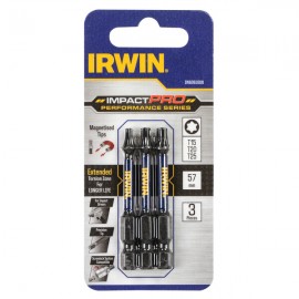 IRWIN Impact bit T15,T20,T25  50mm - 3 ks