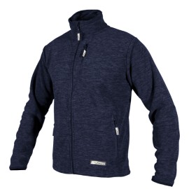 Mikina flísová pánská NAVAS M S tmavě modrá melánž
