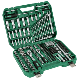 Klíč nástrčný sada 1/2+3/8+1/4 90z+pl. klíče 219ks