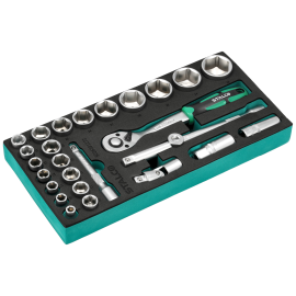 Klíč nástrčný 1/2” 8-36 mm sada 27 ks 72z CrV