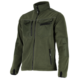 Mikina fleecová pánská OXFORD olivová S